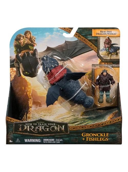 How to train your dragon - Figurine Viking Varek & Gronk - Kiabi