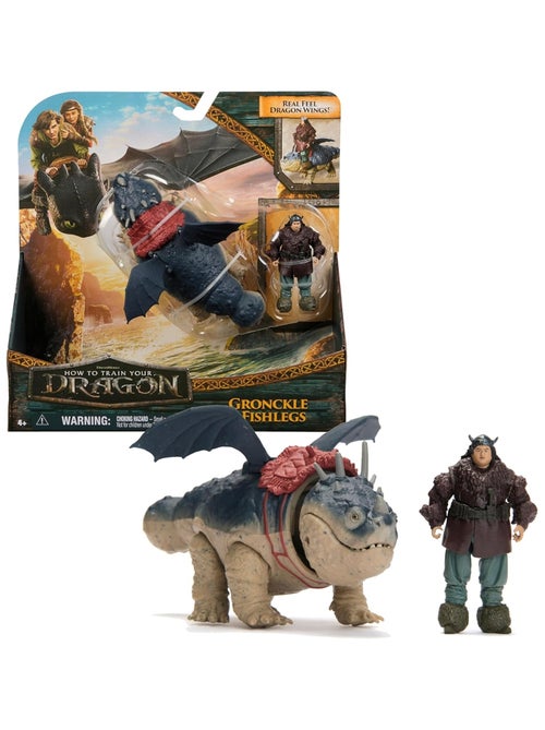 How to train your dragon - Figurine Viking Varek & Gronk - Kiabi