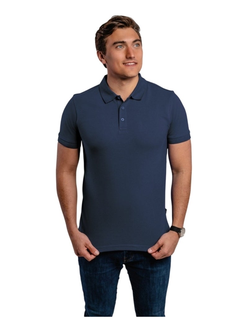 HRM - Polo Bleu marine - Kiabi