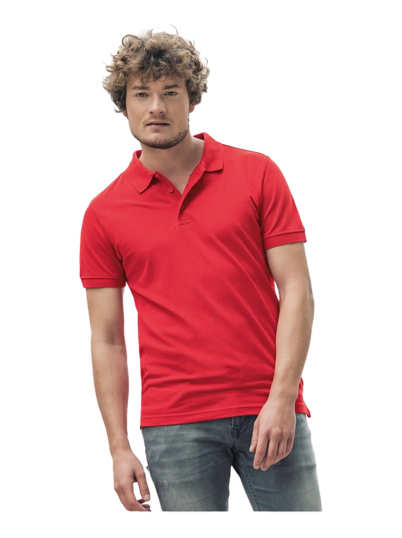 HRM - Polo HEAVY PERFORMANCE Bleu marine - Kiabi
