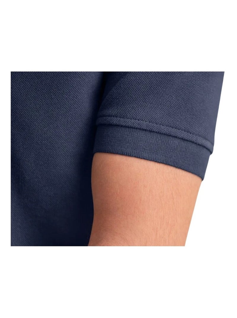 HRM - Polo LUXURY Bleu marine - Kiabi