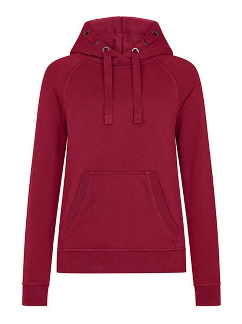 HRM - Sweat à capuche PREMIUM Bordeaux - Kiabi