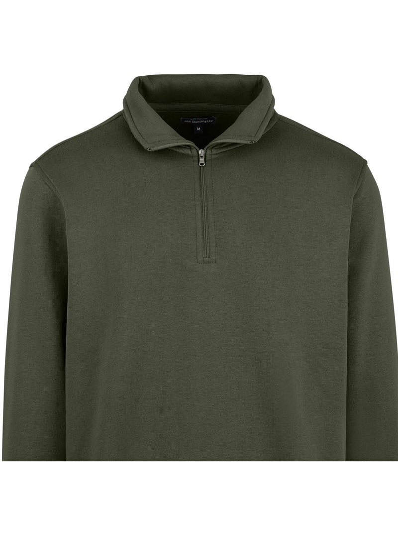 HRM - Sweat PREMIUM Vert olive - Kiabi