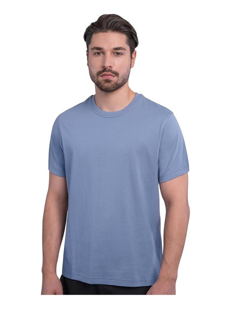 HRM - T-shirt LUXURY Bleu ciel - Kiabi