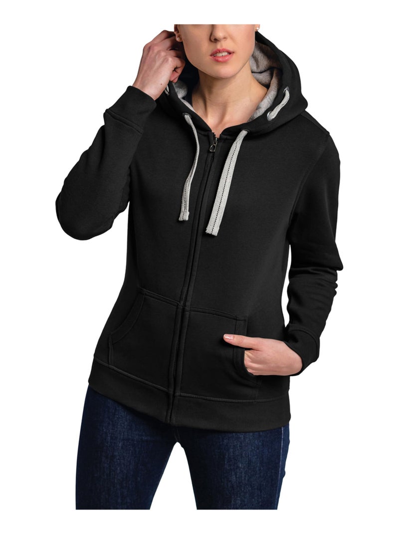 HRM - Veste à capuche Noir - Kiabi