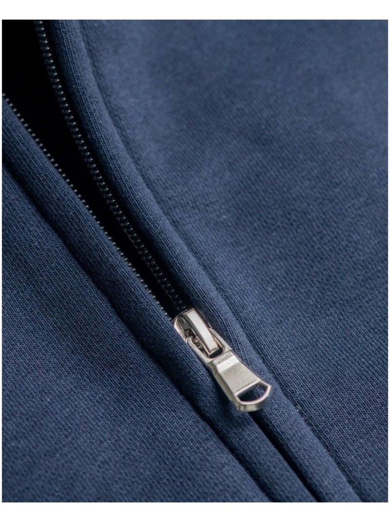 HRM - Veste à capuche PREMIUM Bleu marine - Kiabi