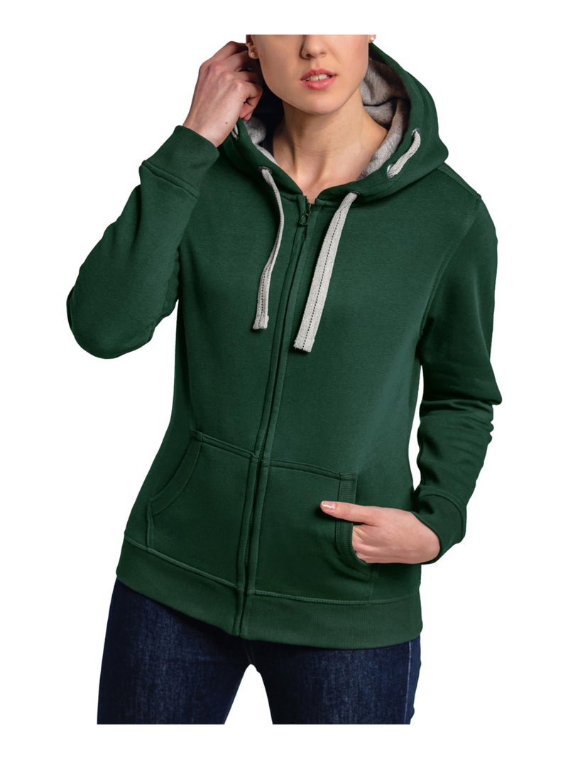 HRM - Veste à capuche Vert bouteille - Kiabi