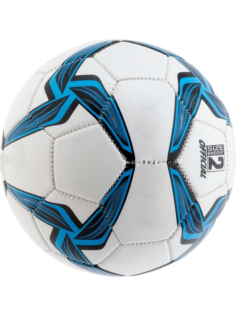 Huari - Ballon de foot NAZARE Blanc Bleu Noir - Kiabi