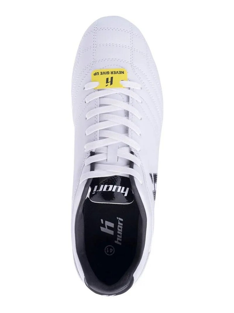 Huari - Chaussures de foot SEGREDO AG Blanc Noir - Kiabi