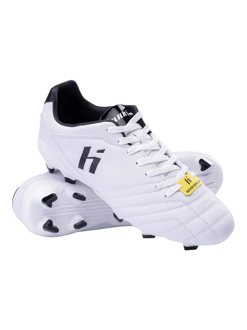Huari - Chaussures de foot SEGREDO AG Blanc Noir - Kiabi
