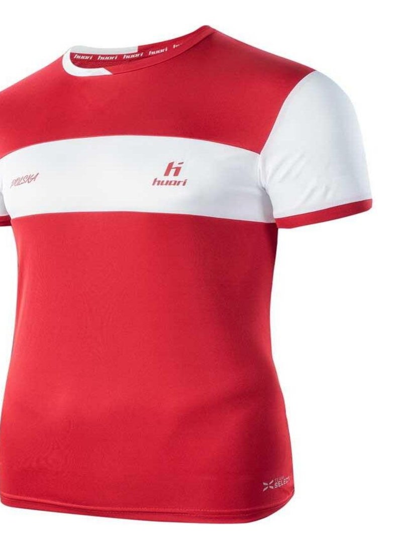Huari - T-shirt ALUMINI Pologne Rouge brique - Kiabi