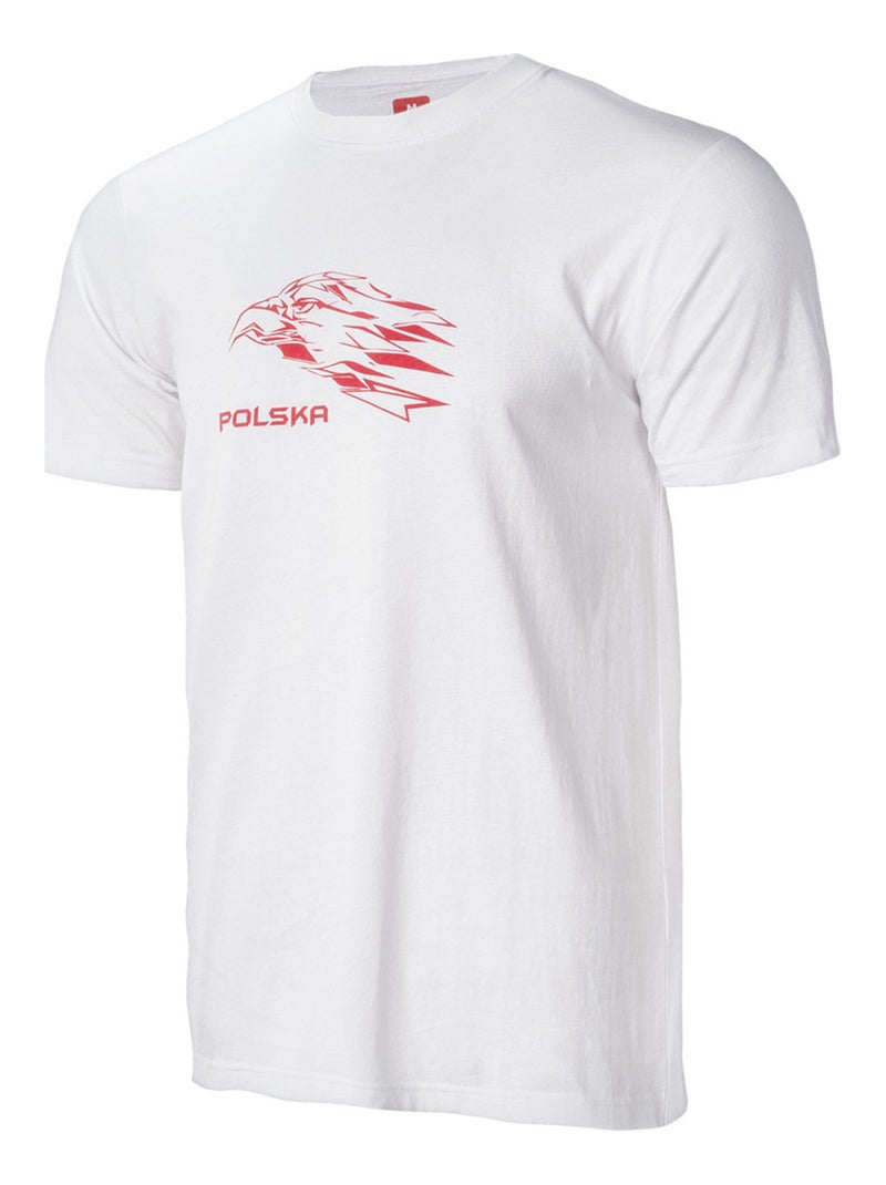 Huari - T-shirt POLAND FAN Blanc Rouge - Kiabi
