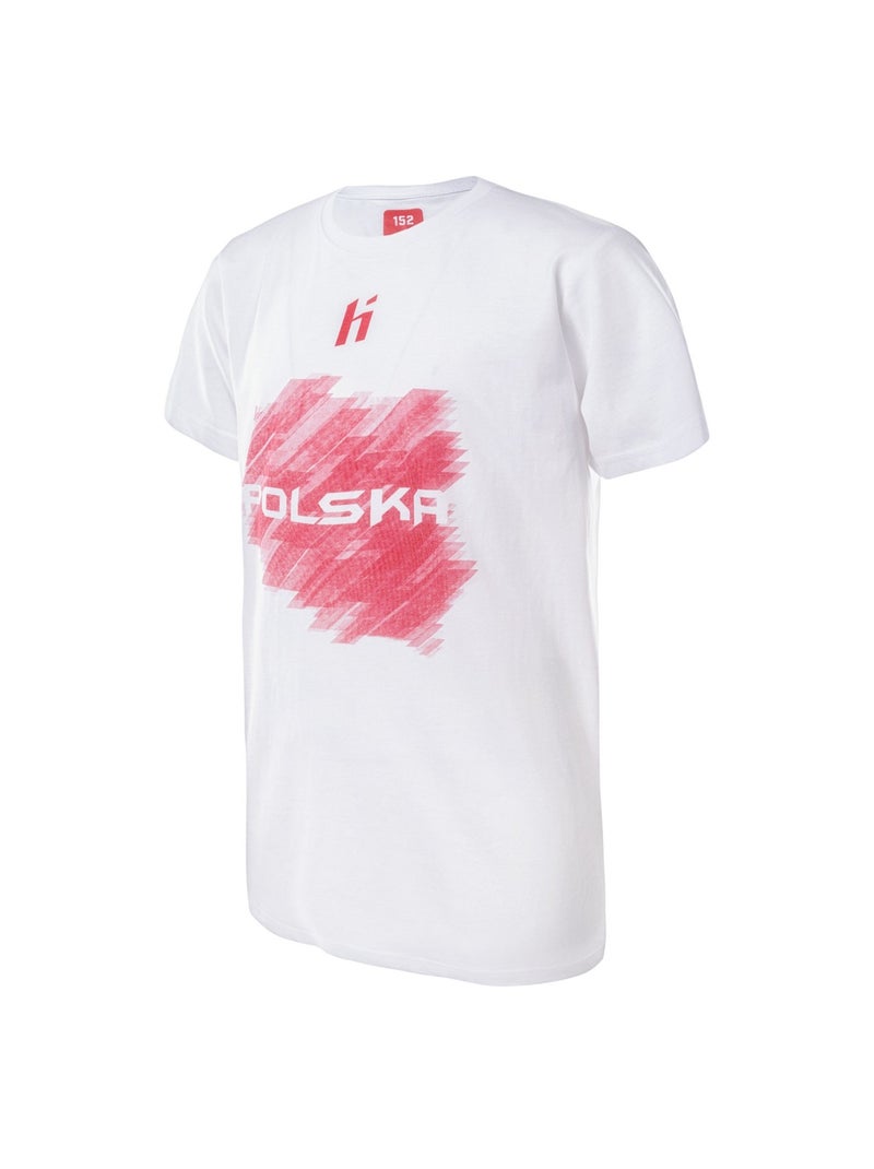 Huari - T-shirt Pologne FAN Blanc/Rouge - Kiabi