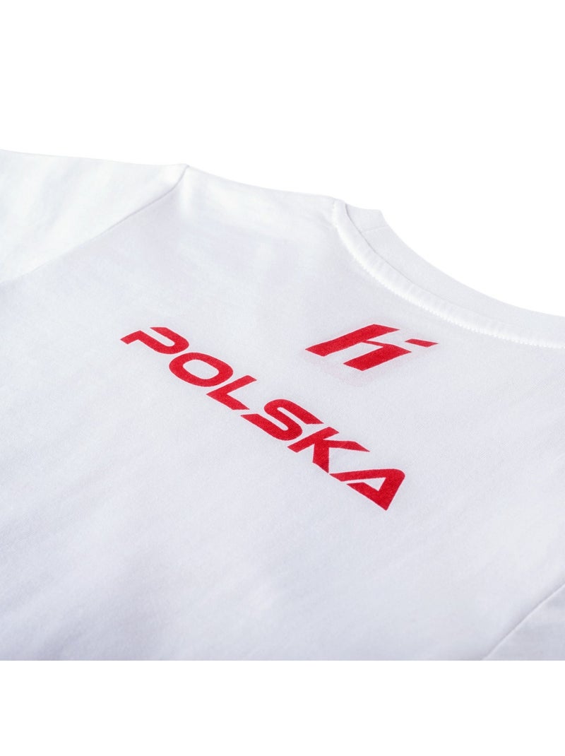 Huari - T-shirt Pologne FAN Blanc/Rouge - Kiabi