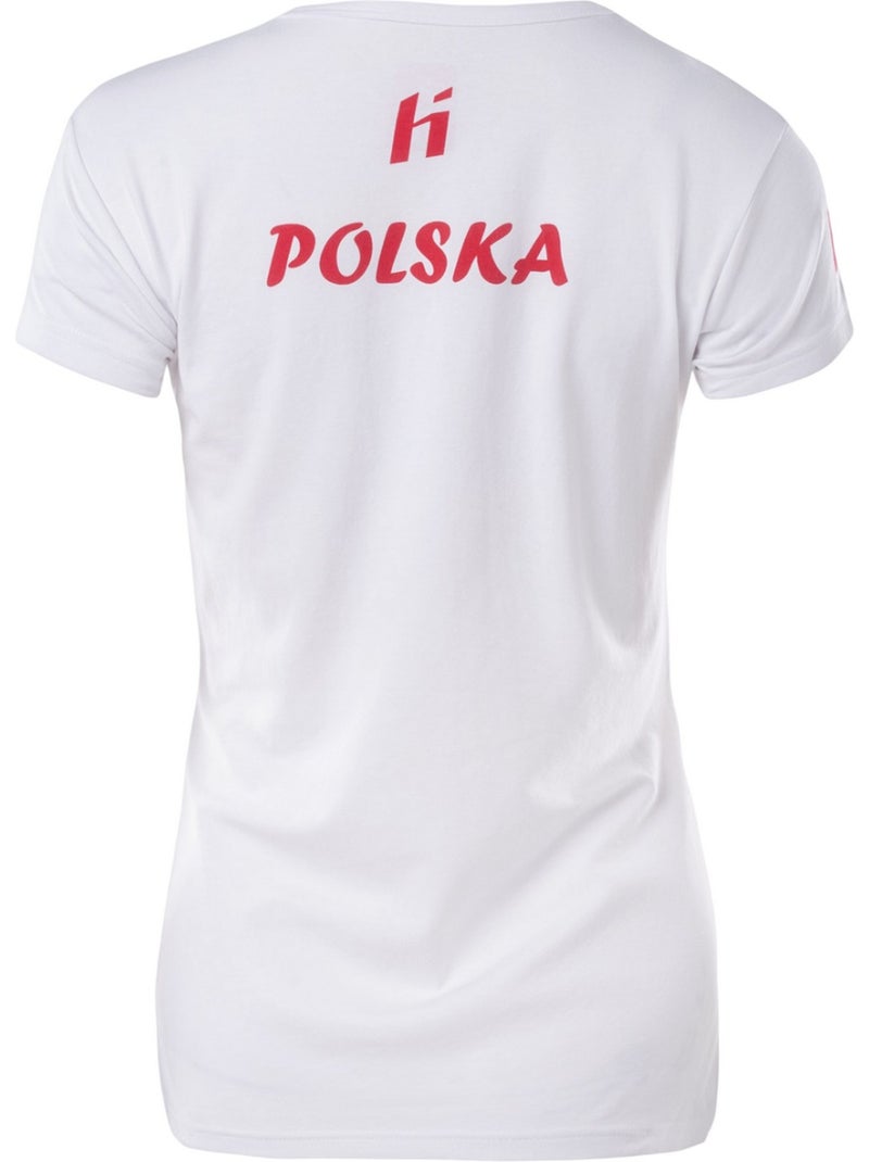 Huari - T-shirt Pologne FAN Blanc/Rouge - Kiabi