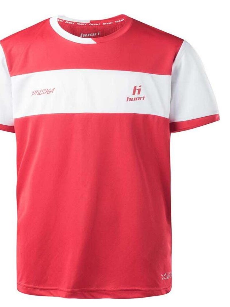 Huari - T-shirt POLSKA Rouge brique - Kiabi