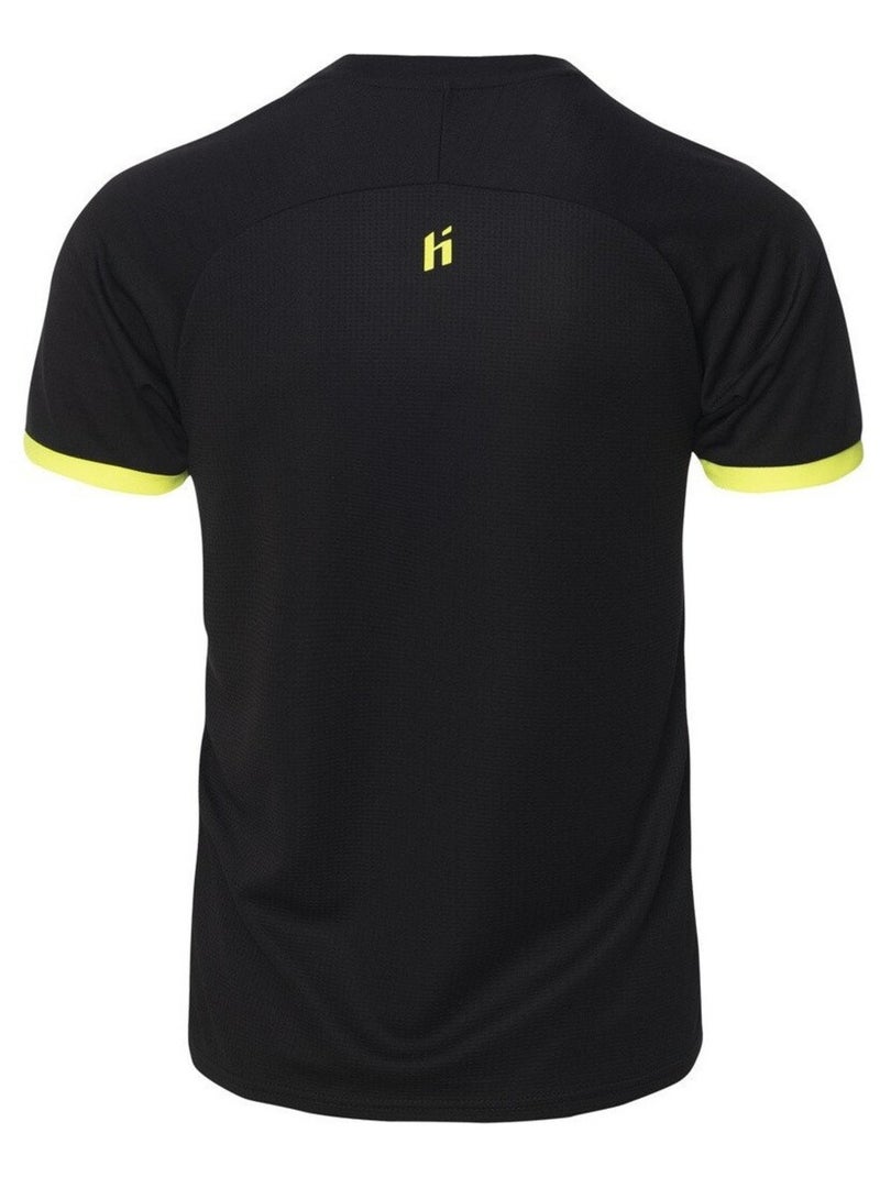 Huari - T-shirt ROSARIO Noir Jaune - Kiabi