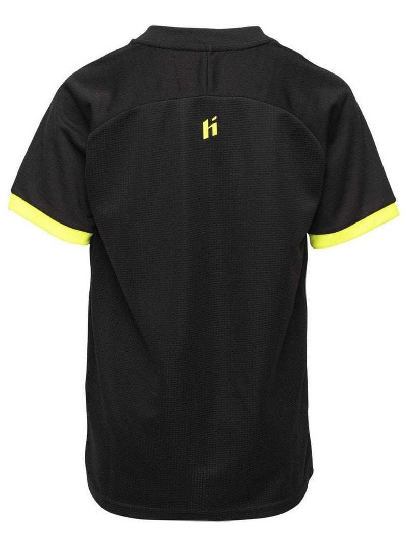 Huari - T-shirt ROSARIO Noir Jaune - Kiabi