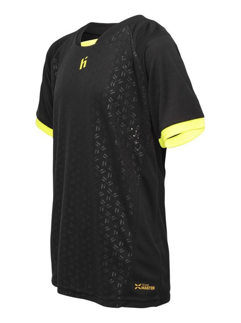 Huari - T-shirt ROSARIO Noir Jaune - Kiabi