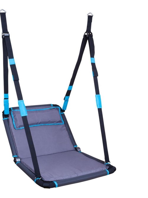 Hudora Balançoire nid carré Hollywood, Anthracite/Turquois - Kiabi