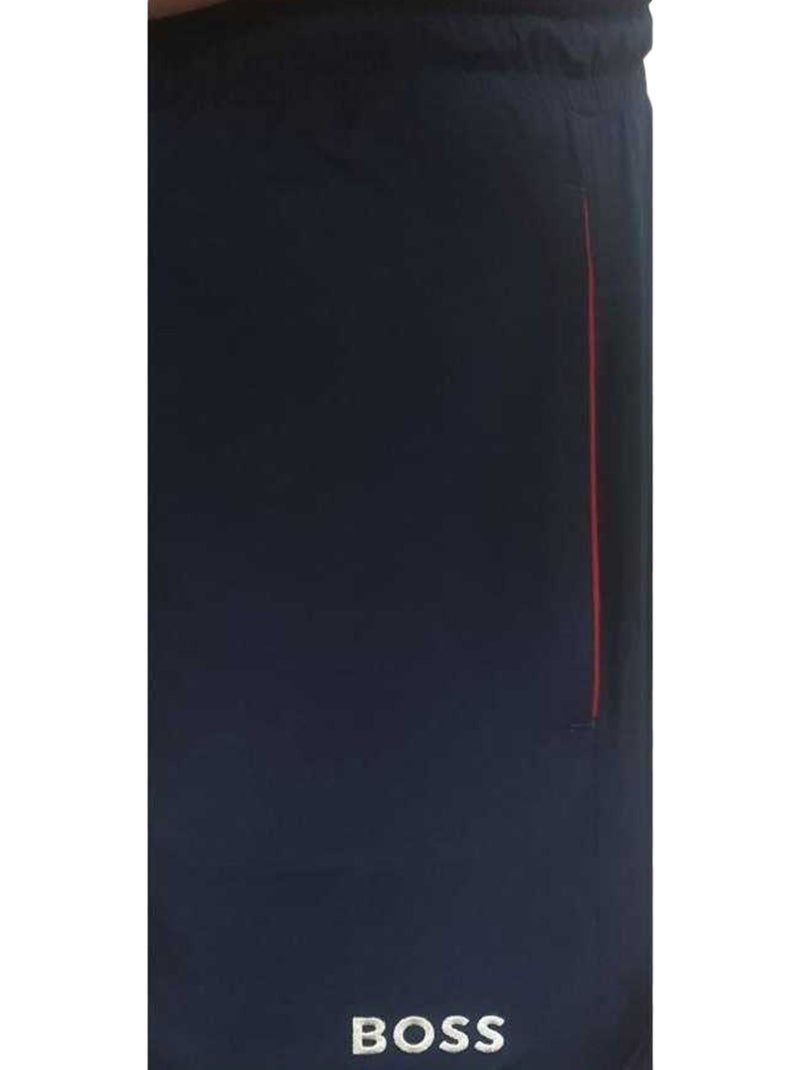 Hugo Boss - Short de bain motif/style logo Bleu marine - Kiabi