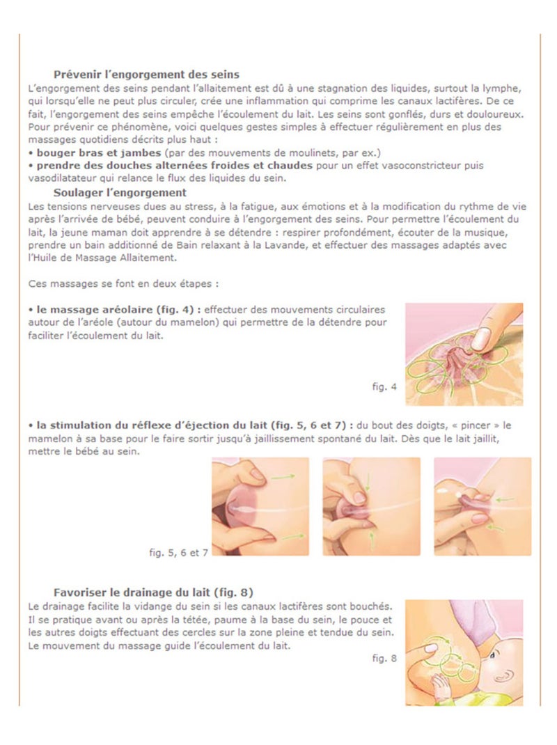 Huile de Massage Allaitement Multicolore - Kiabi