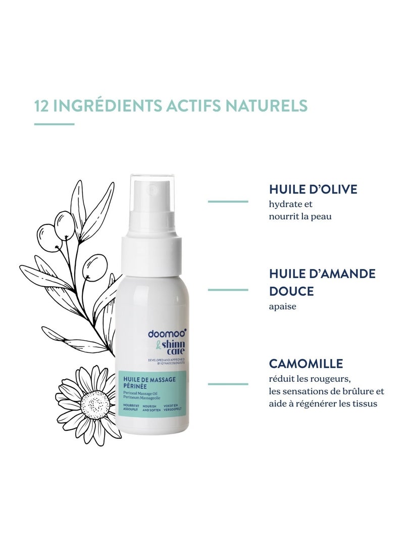 Huile de massage périnée 50 ml 'Doomoo & Shinncare' Blanc - Kiabi