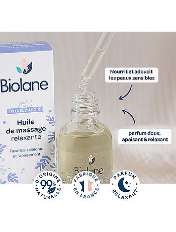 Huile de massage relaxante 50ml biolane