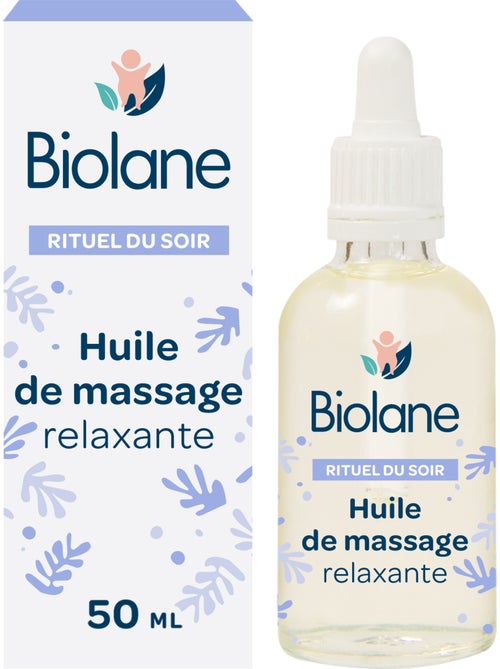 Huile de massage relaxante 50ml biolane - Kiabi Huile de massage relaxante 50ml biolane - Kiabi