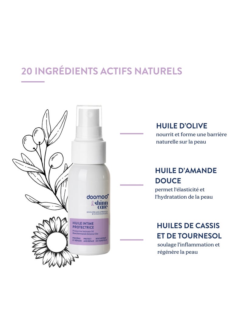 Huile intime protectrice 50 ml 'Doomoo & Shinncare' Blanc - Kiabi