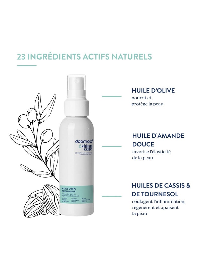 Huile sèche sublimante et réparatrice 100 ml 'Doomoo & Shinncare' Blanc - Kiabi