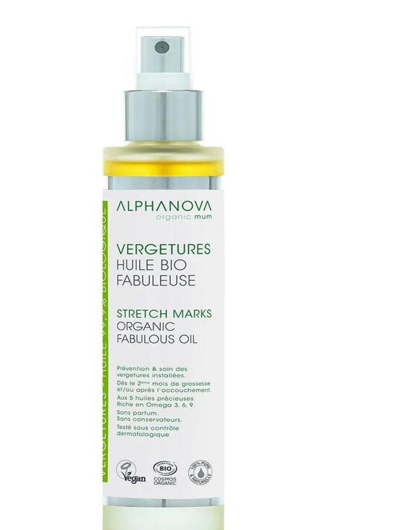Huile vergetures bio Fabuleuse Multicolore - Kiabi