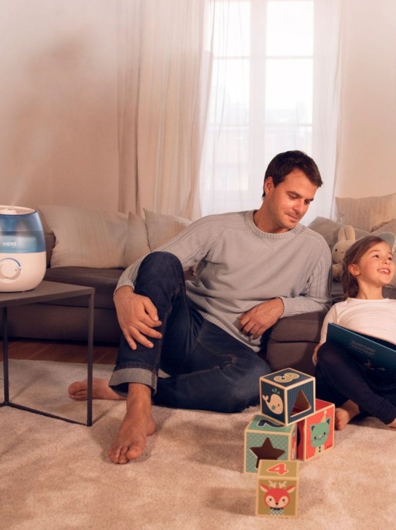 Humidificateur à Ultrasons Mini Bleu - Kiabi
