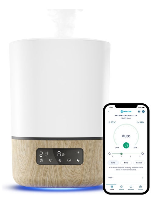 Humidificateur d’air connecté Breath, diffuseur d’huiles essentielles - Kiabi