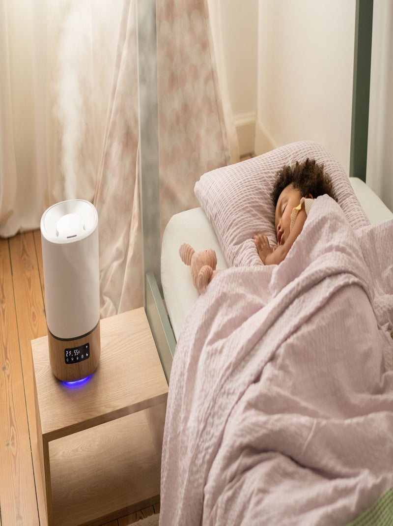 Humidificateur d’air connecté Breath, diffuseur d’huiles essentielles Blanc - Kiabi
