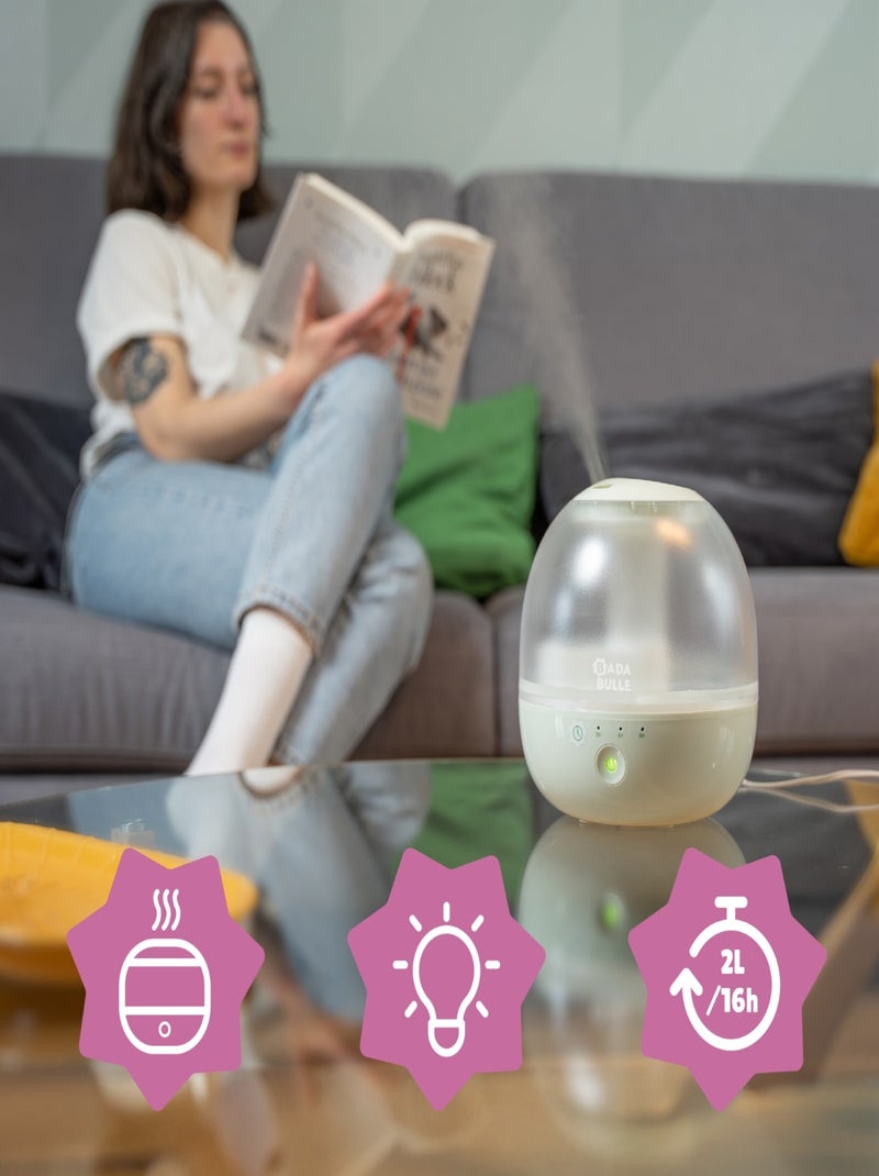 Humidificateur Veilleuse Bubble 'Badabulle' Vert clair - Kiabi