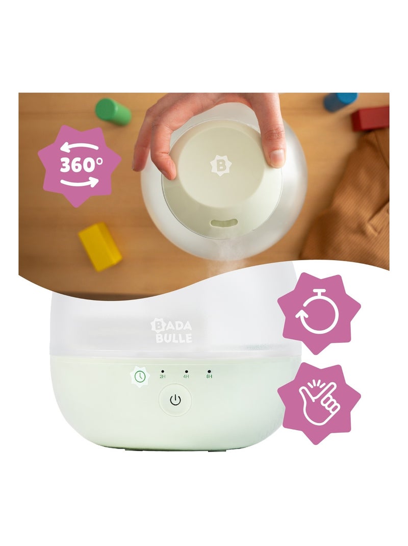 Humidificateur Veilleuse Bubble 'Badabulle' Vert clair - Kiabi