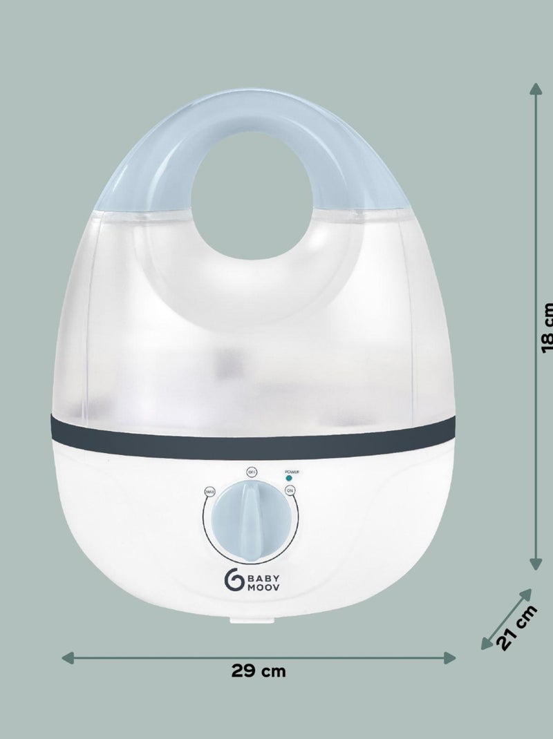 Hygro - Humidificateur d'air chambre bébé - Silencieux - Vapeur froide 'Babymoov' Bleu - Kiabi