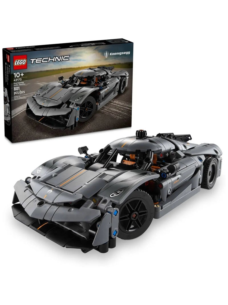 Hypercar Koenigsegg Jesko Absolut grise Gris - Kiabi