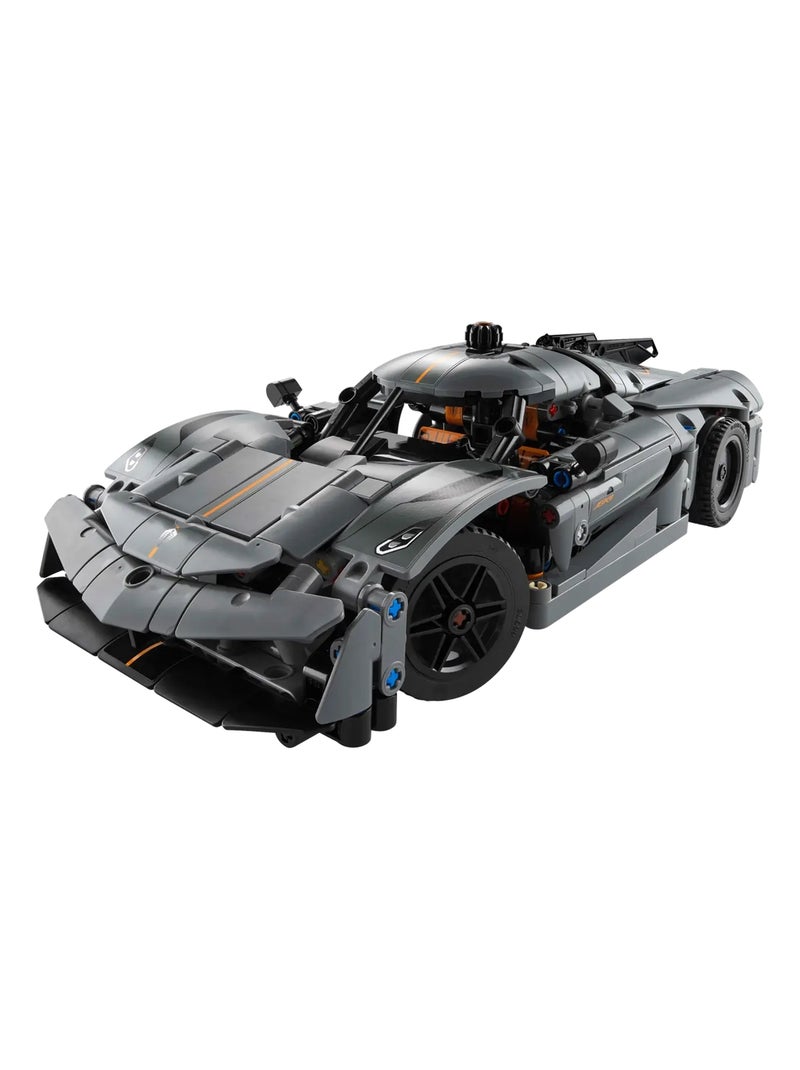 Hypercar Koenigsegg Jesko Absolut grise Gris - Kiabi