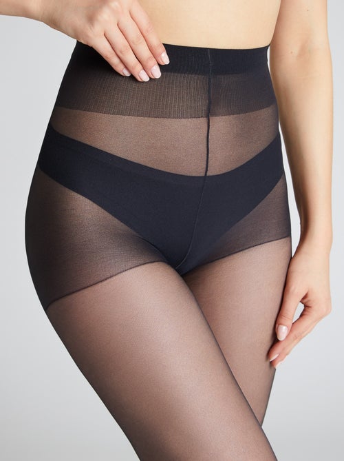 IBAO LOT DE 2 collants unis opaques - RougeGorge Lingerie - Kiabi