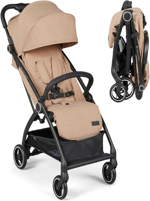 Ickle Bubba Aries Autofold Poussette, ultra-légère, inclinaison multi, pliage auto (Biscuit) - Kiabi