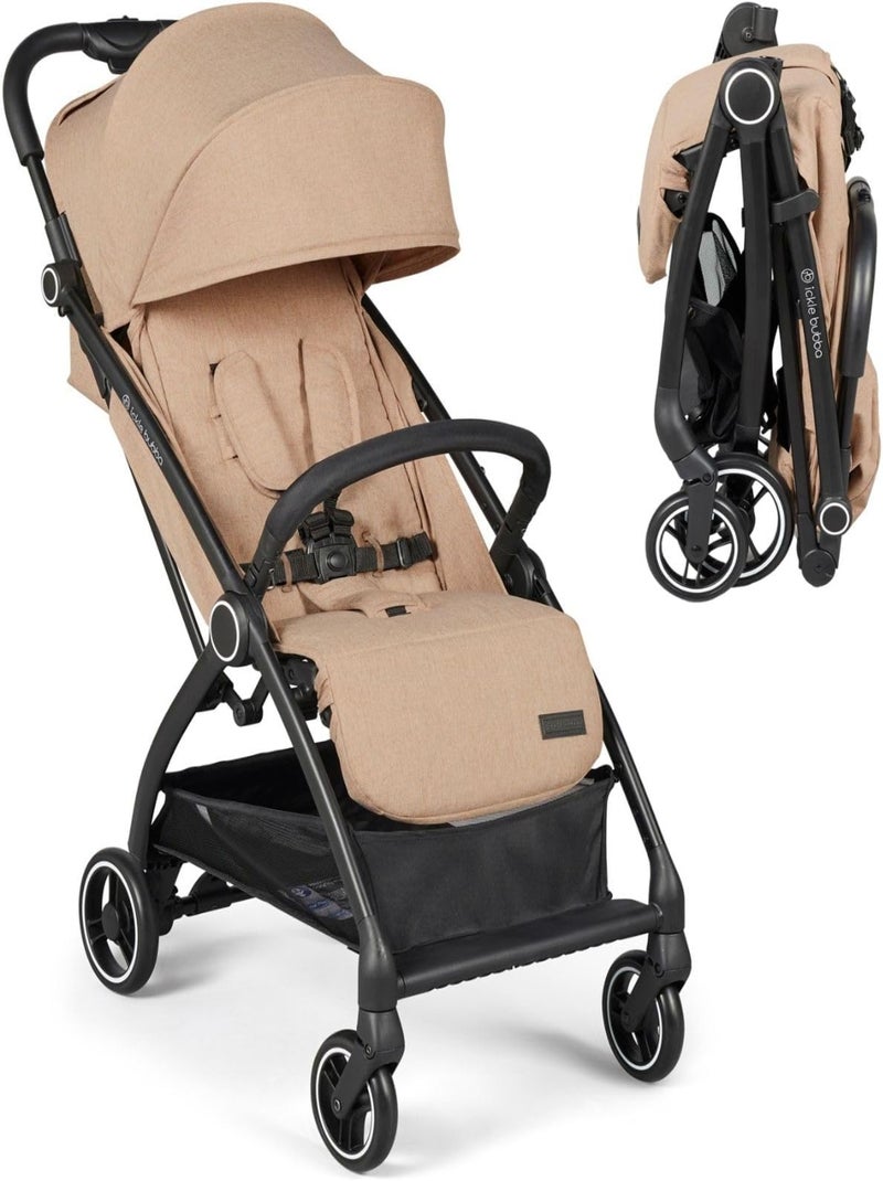 Ickle Bubba Aries Autofold Poussette, ultra-légère, inclinaison multi, pliage auto (Biscuit) Beige - Kiabi