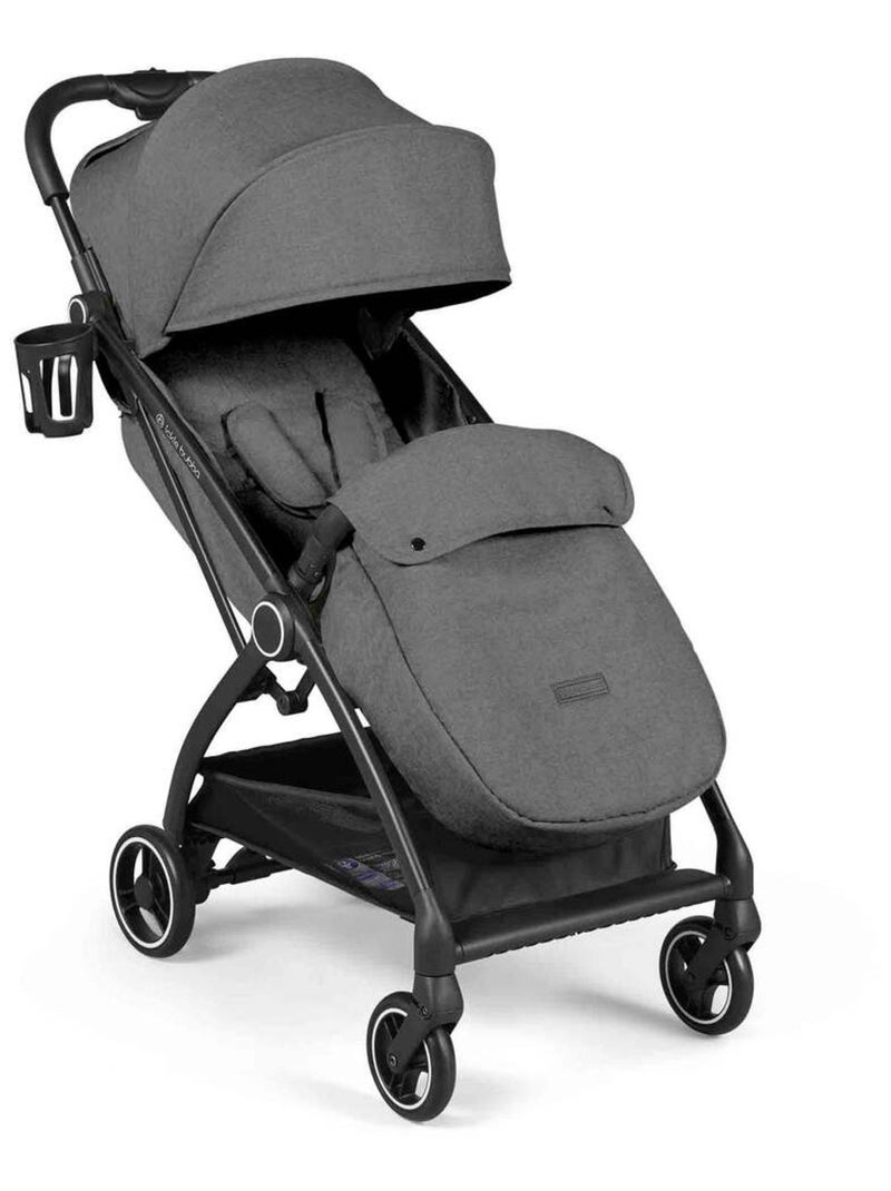 Ickle Bubba Aries Max Poussette, légère, inclinable et pliage auto, avec chauffe-pieds Gris - Kiabi