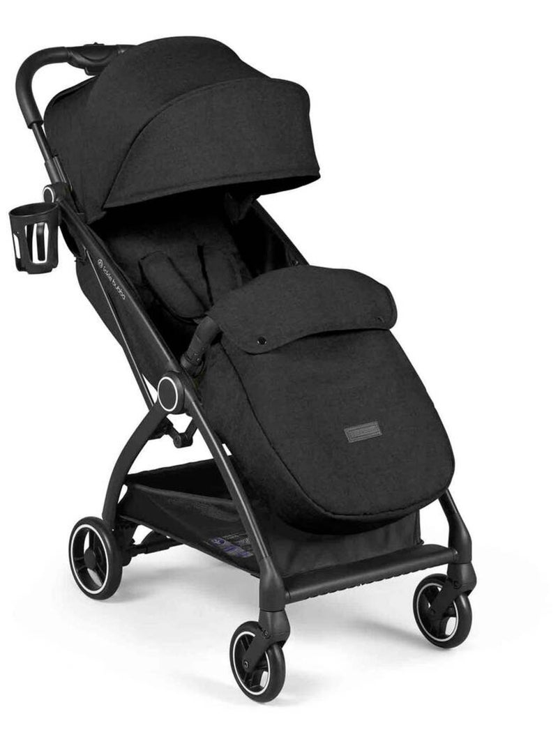 Ickle Bubba Aries Max Poussette, légère, inclinable et pliage auto, avec chauffe-pieds Noir - Kiabi
