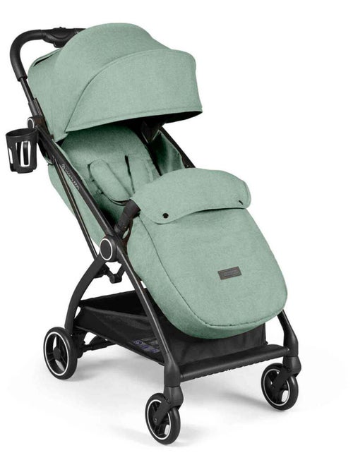 Ickle Bubba Aries Max Poussette, légère, inclinable et pliage auto, avec chauffe-pieds (Vert sauge) - Kiabi