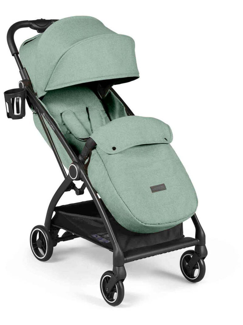Ickle Bubba Aries Max Poussette, légère, inclinable et pliage auto, avec chauffe-pieds (Vert sauge) Vert - Kiabi