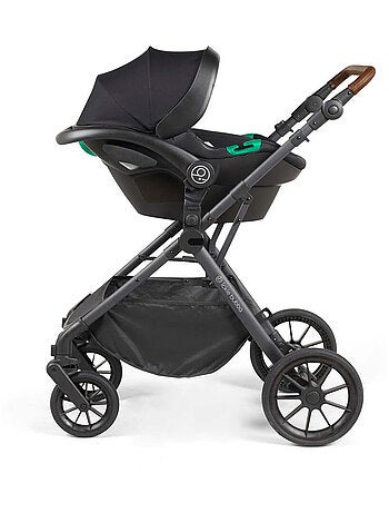 Ickle Bubba Cosmo 3-en-1 i-Size – Siège Stratus, multi-positions, tout-terrain (Gris/Tan)