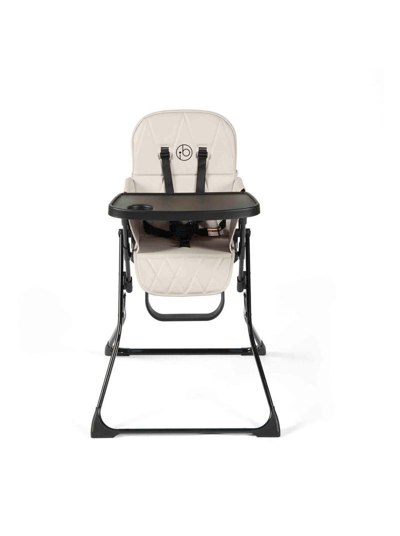 Ickle Bubba Flip Magic – Chaise haute pliable 15 kg, harnais 5 points, plateau amovible Gris - Kiabi