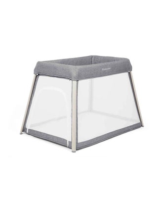 Ickle Bubba Scout Lit et Parc 2-en-1 (6-24 Mois) – Léger, Portable, Pliage Compact (Gris)